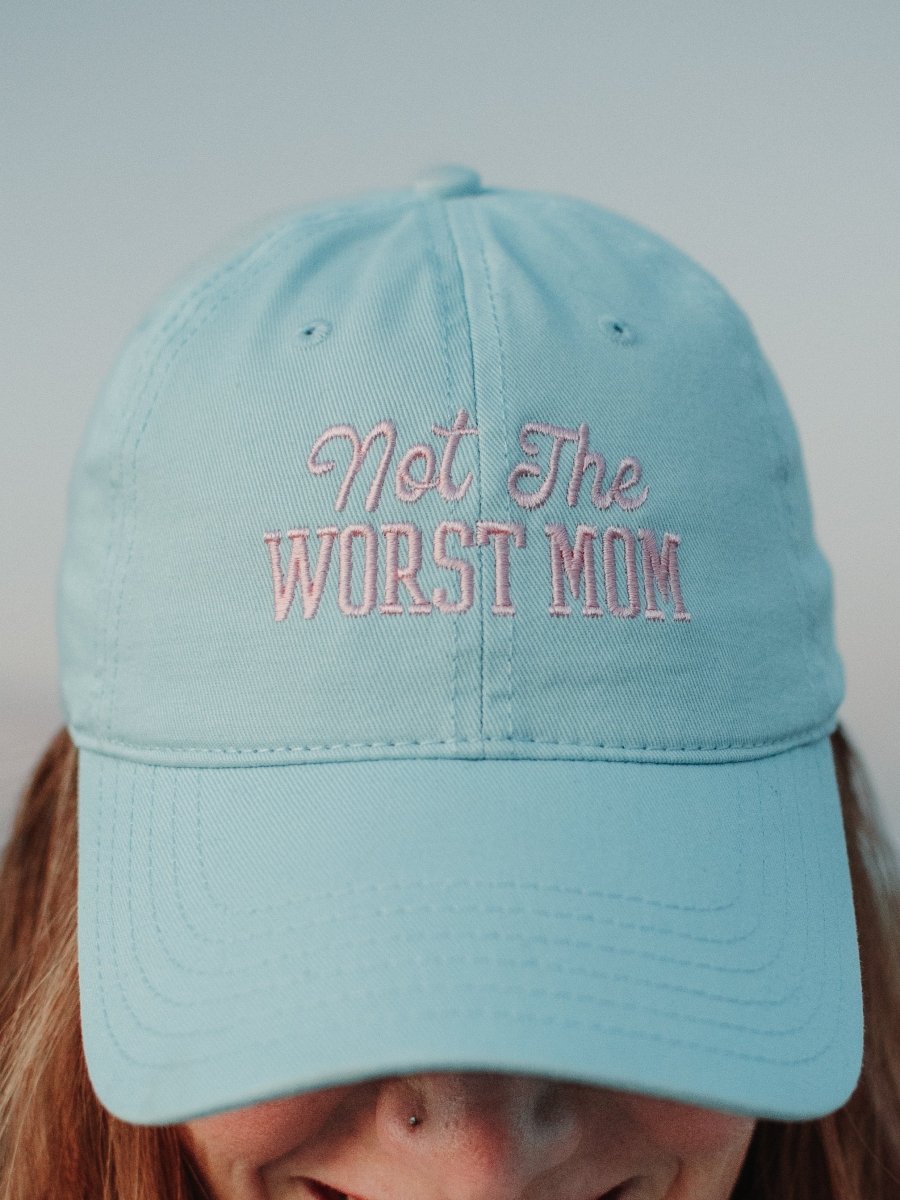 Not the Worst Mom | Blue Hat | Ruby’s Rubbish®