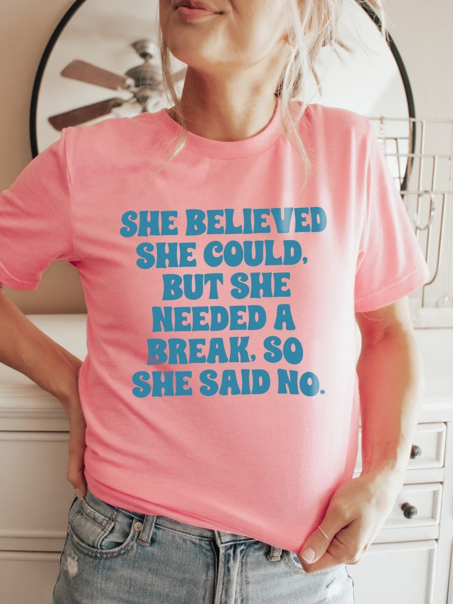 She Needed a Break | Women's T-Shirt | Ruby’s Rubbish®