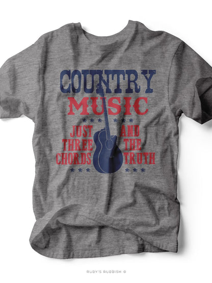 Country Music | Men's Southern T-Shirt | Ruby’s Rubbish®
