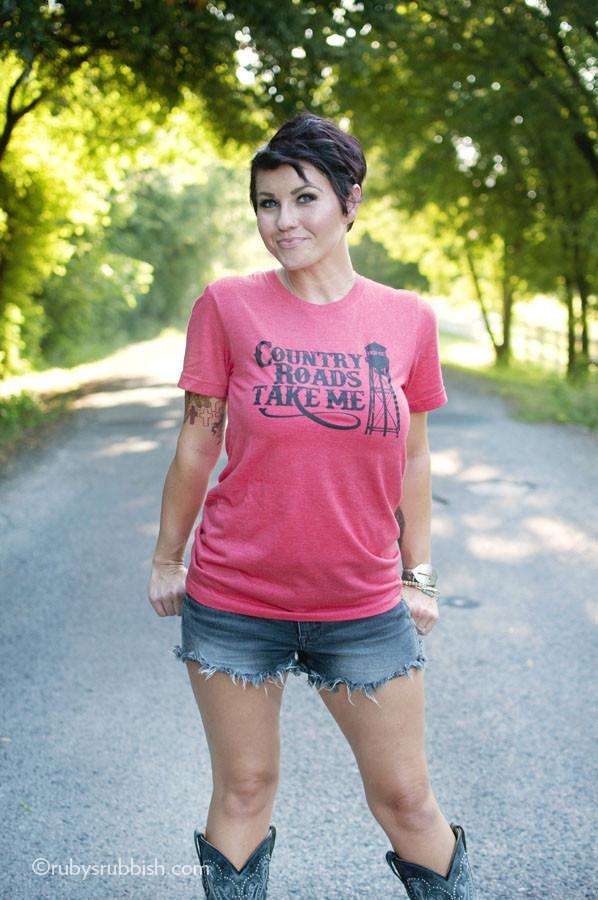 Country Roads Take Me Home | Southern T-Shirt | Ruby's Rubbish
