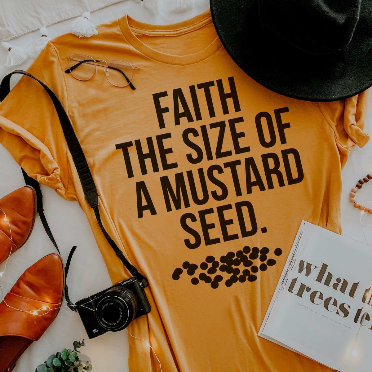 Faith the Size of a Mustard Seed  | Scripture T-Shirt | Ruby’s Rubbish®