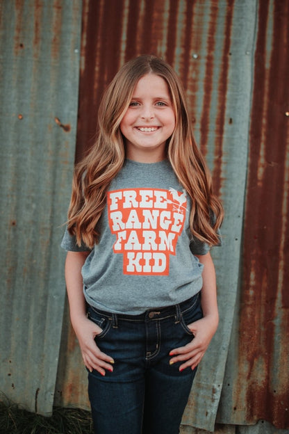 Free Range Farm Kid | Kid's T-Shirt | Ruby’s Rubbish®