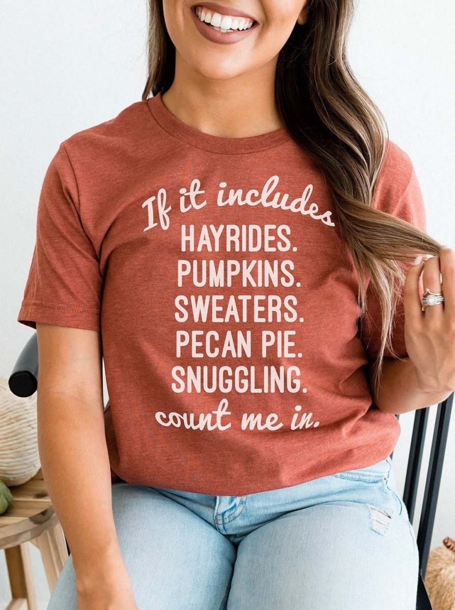 If it Includes (Fall Edition) | Seasonal T-Shirt | Ruby’s Rubbish®