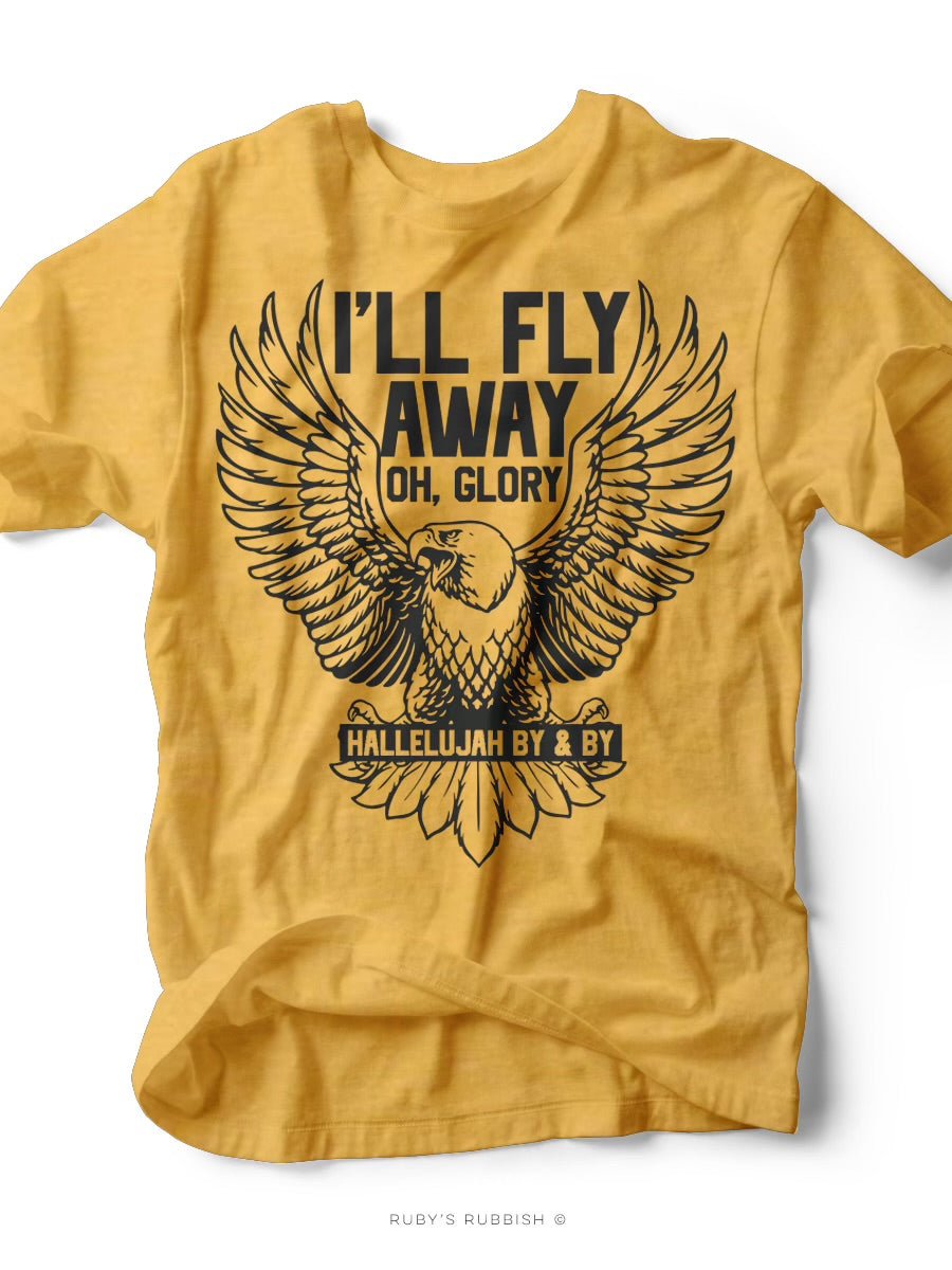 I'll Fly Away Oh Glory | Women's T-Shirt | Ruby’s Rubbish®