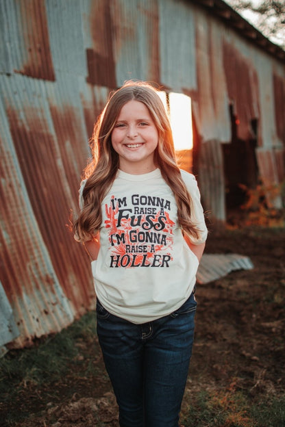 I'm Gonna Raise a Fuss | Kid's T-Shirt | Ruby’s Rubbish®