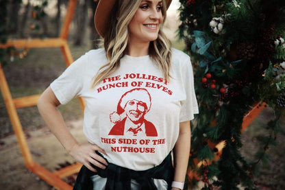 Jolliest Bunch of Elves | Seasonal T-Shirt | Ruby’s Rubbish®