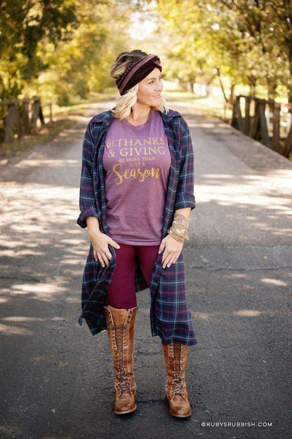Let Thanks & Giving | Women’s T-Shirt | Ruby’s Rubbish®