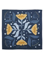 Midnight Bloom 002 | Navy & Yellow Bandana | Ruby's Rubbish