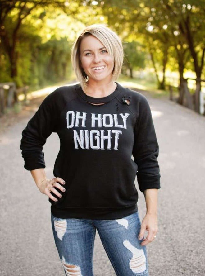 Oh Holy Night | Christian Sweatshirt | Ruby’s Rubbish®
