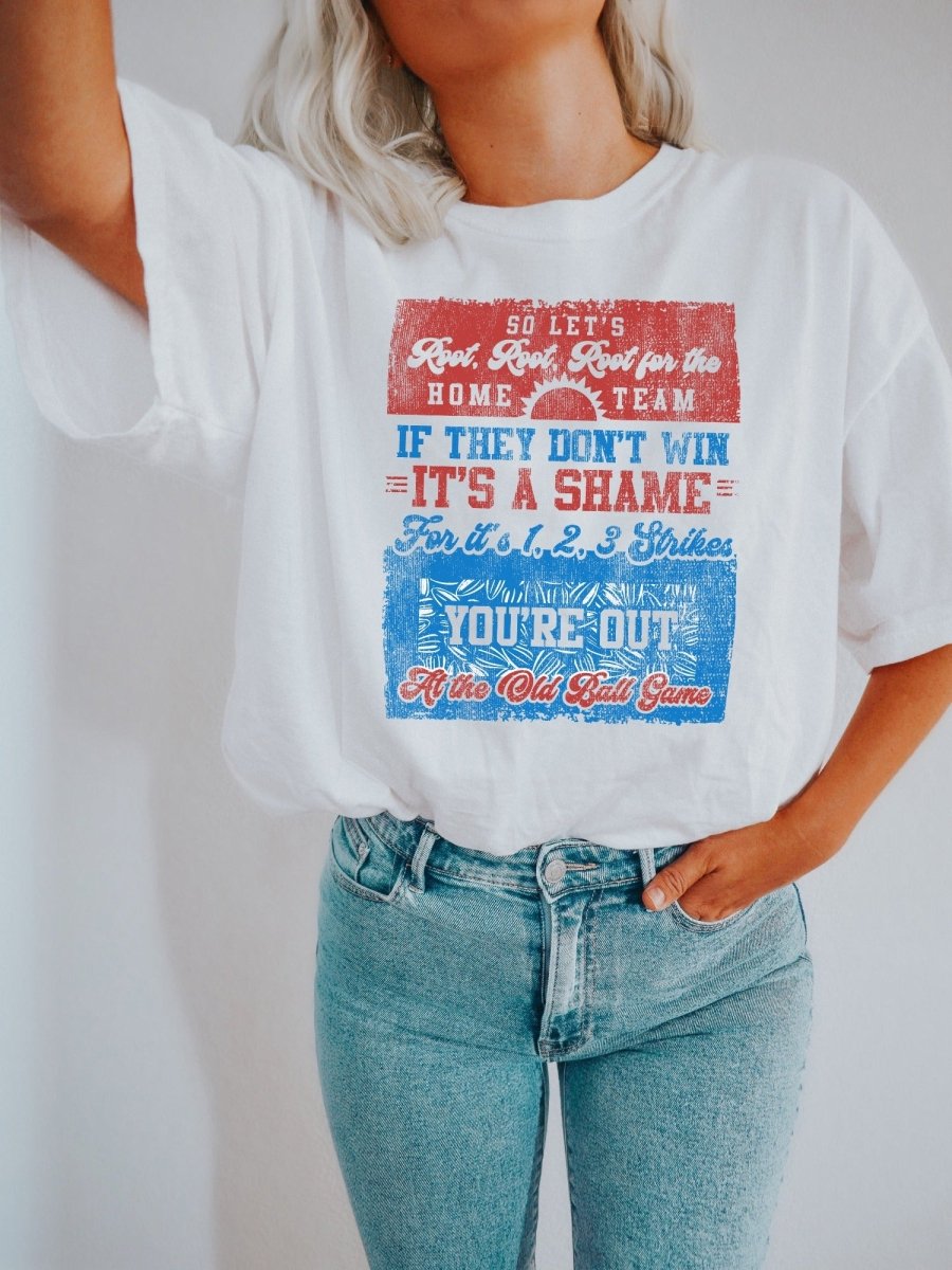 Old Ball Game | Game Day T-Shirt | Ruby’s Rubbish®