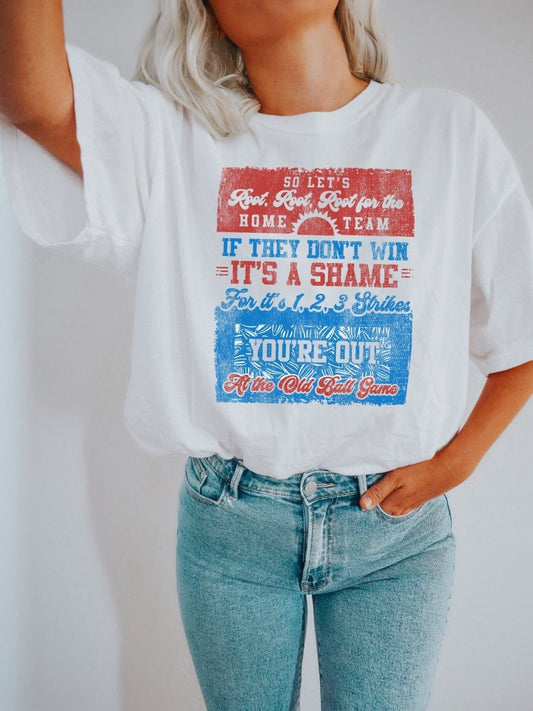 Old Ball Game | Game Day T-Shirt | Ruby’s Rubbish®