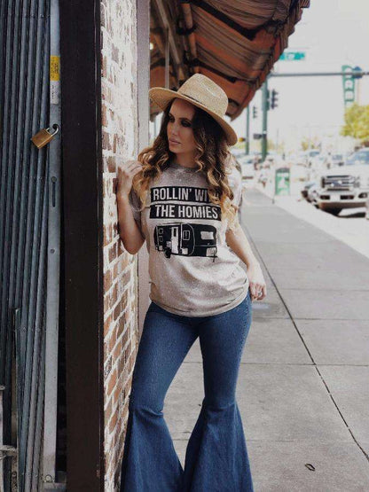 Rollin with The Homies | Funny T-Shirt | Ruby’s Rubbish®