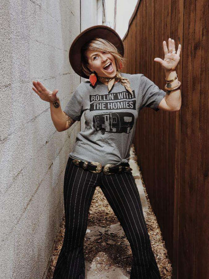 Rollin with The Homies | Funny T-Shirt | Ruby’s Rubbish®