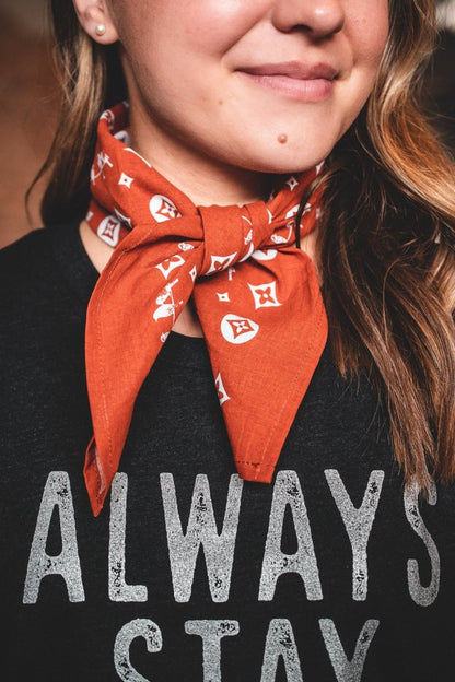 Ruby Bird 001 | Rust Bandana | Ruby's Rubbish