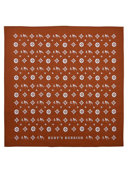 Ruby Bird 001 | Rust Bandana | Ruby's Rubbish