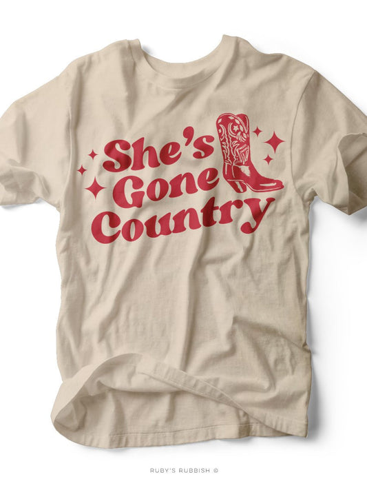 She's Gone Country | Southern T-Shirt | Ruby’s Rubbish®