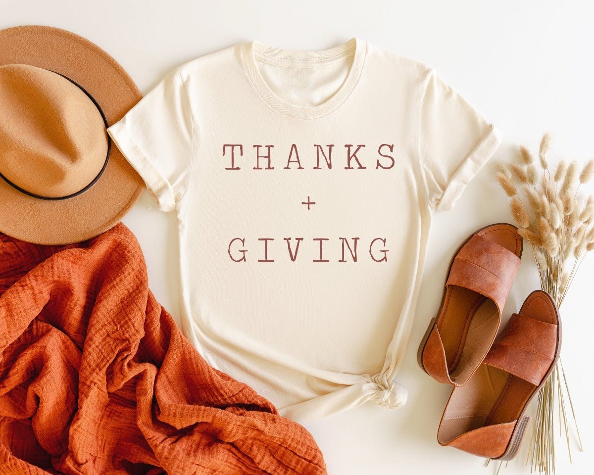 Thanks + Giving | Seasonal T-Shirt | Ruby’s Rubbish®