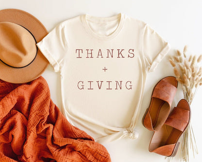 Thanks + Giving | Seasonal T-Shirt | Ruby’s Rubbish®