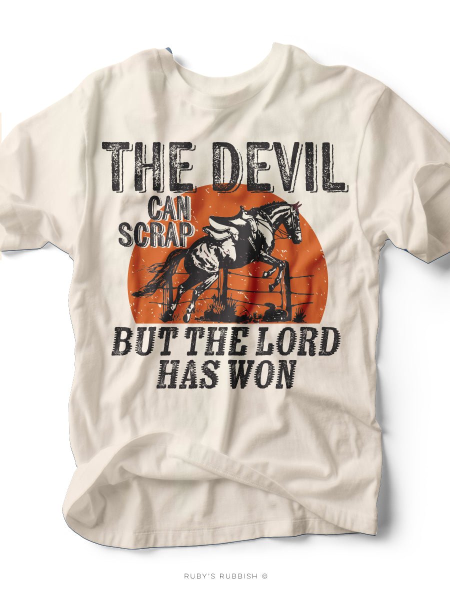 The Devil Can Scrap | Southern T-Shirt | Ruby’s Rubbish®