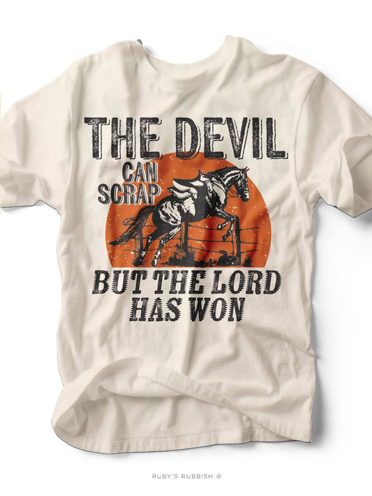 The Devil Can Scrap | Southern T-Shirt | Ruby’s Rubbish®