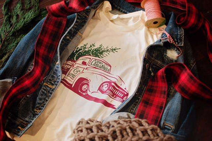 Vintage Christmas Truck | Seasonal T-Shirt | Ruby’s Rubbish®