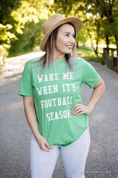 Wake Me When It's Football Season | Game Day T-Shirt | Ruby’s Rubbish®